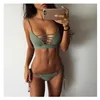 2019 Hot Sexy Cross Bikinis Women Swimwear Bathing Two Piece Swimsuit Plus Size Bikini Beach Dress