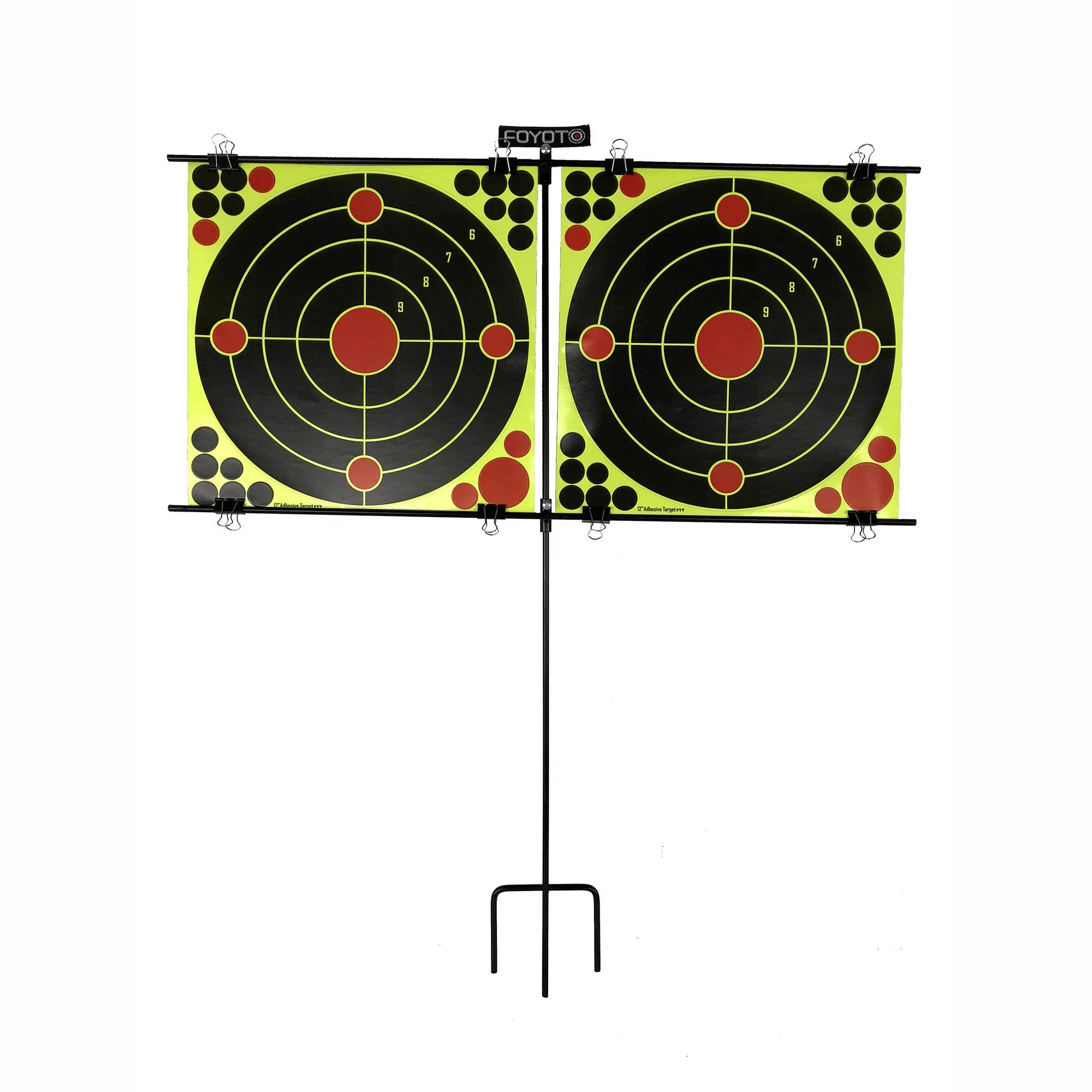 

new design metal Training Steel Frame Paper Target Rack, Holds 2 Targets stand games toys