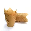 Disposable tulip baking paper cups holder natural color cupcake muffin liners wrappers for weddings birthdays parties
