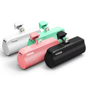 2019 new products oem mini portable charge 2600mah small power bank  with gift customized logo free sample