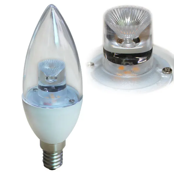 40w equivalent dimmable c37 candle bulbs LED 5w E14 B15 b22 for chandelier wall lamps pendant lighting