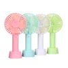 Portable Mini Handheld Fan rechargeable fan with Stand Cradle USB Wind Blower 3 Speed Setting for Indoor and Outdoor Activities