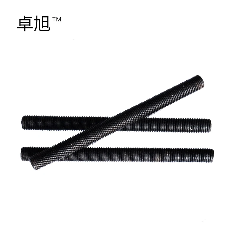 
OEM High strength Full Thread Bar Bolts Fastener Manufacture Customized Black Surface Treatment Thread Rod DIN975 