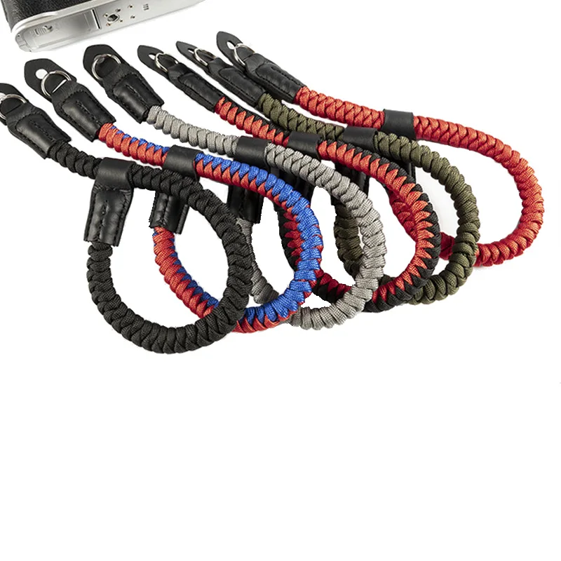 

Manufacturer Custom Wrist Personalized DSLR Paracord Camera Strap Braided for All Cameras, 250 colors