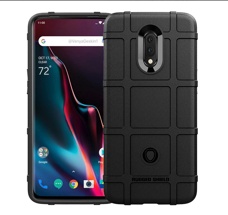 

shockproof tpu mobile phone case for one plus 7 Pro back covers, 5 colors