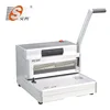 Manual heavy duty spiral coil spring ring binding machine
