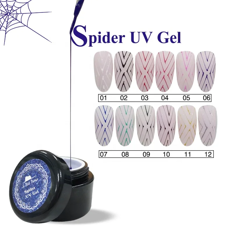 

QIANSHEN Wiredrawing uv spider nail art gel 1kg, 12 colors