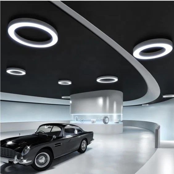 High Quality Indoor Circular Pendant Light Round Shape Linear Light Led Fixture