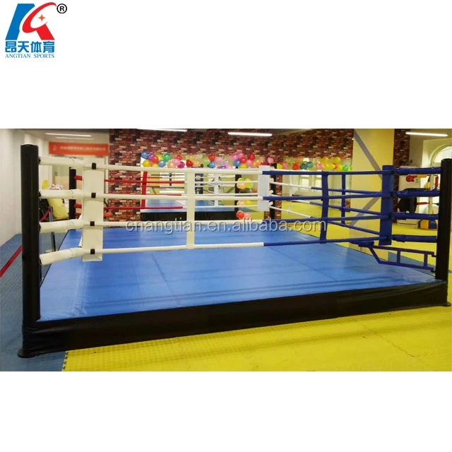 
ANGTIAN-SPORTS hof boxing ring boxeo precio pugilato professional de lucha libre mma ring floor standing boxing ring 