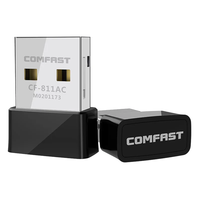 

Wholesale Price COMFAST CF-811AC 2.4G 5.8G Wifi Adapter Realtek RTL8811CU 650Mbps Wifi Network Cards Mini Wifi Dongle, Black