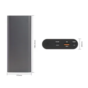 100W USB C PD Power Bank 26800mAh Dual USB Output
