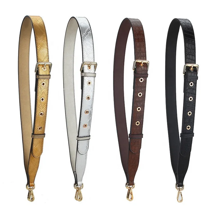 

MeeTee B-S238 Woman Adjustable Shoulder Strap Custom Logo handbag Accessories PU Leather Bag Strap, Colorful