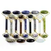Natural Jade Guasha Facial Beauty Massage Tool Jade Roller Face Thin Massager CN