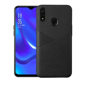 Slim Business Style Leather Texture Soft TPU Case for OPPO Realme 3 Pro
