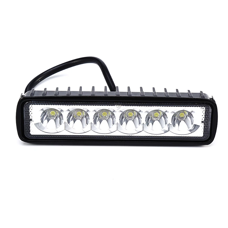 New 18W 12V LED Work Light Bar Spotlight Flood Lamp Driving Fog Offroad LED Work Car Light for Ford Toyota SUV 4WD Led Beams