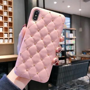 Luxury Diamond Bling Leather Phone Case iPhone X XS XS MAX