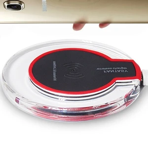 QI Standard Ultra thin Wireless Charger Round Base