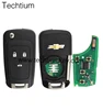 high quality for Chevrolet Cruze 3 button Llave remote key shell with 315Mhz ID 46 chip fits for Chevrolet key