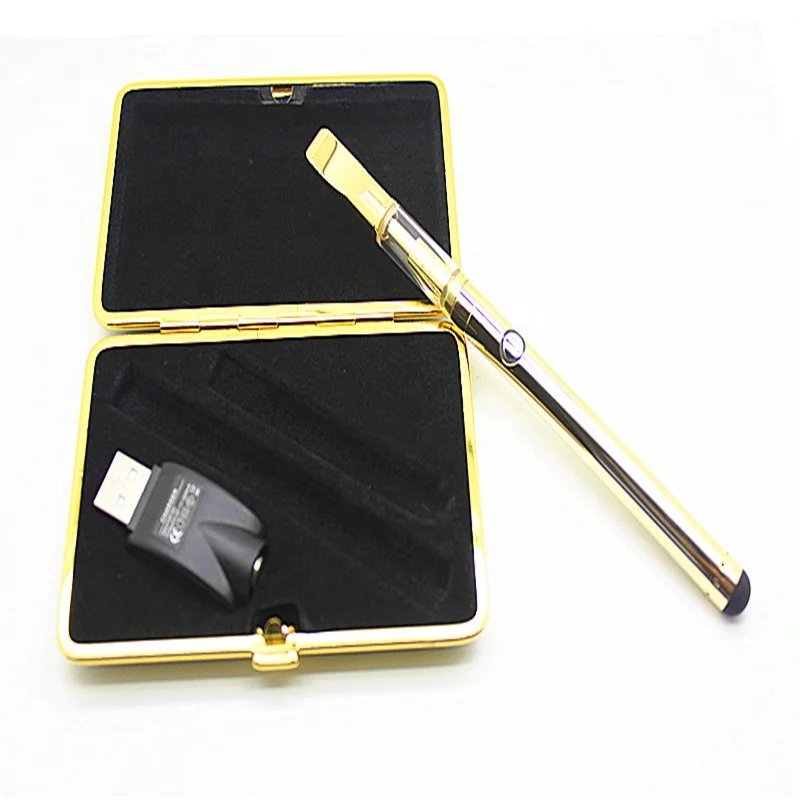 

Golden cbd oil vape pen with vape cartridge oil cbd battery, Gold