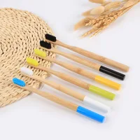 

Wholesale cheap natural low carbon soft bristle charcoal bamboo toothbrush manufacturer