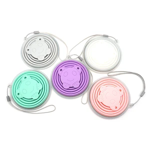 Eco-friendly Portable Folding Collapsible Water Tea Cup Silicone Travel Foldable Cups