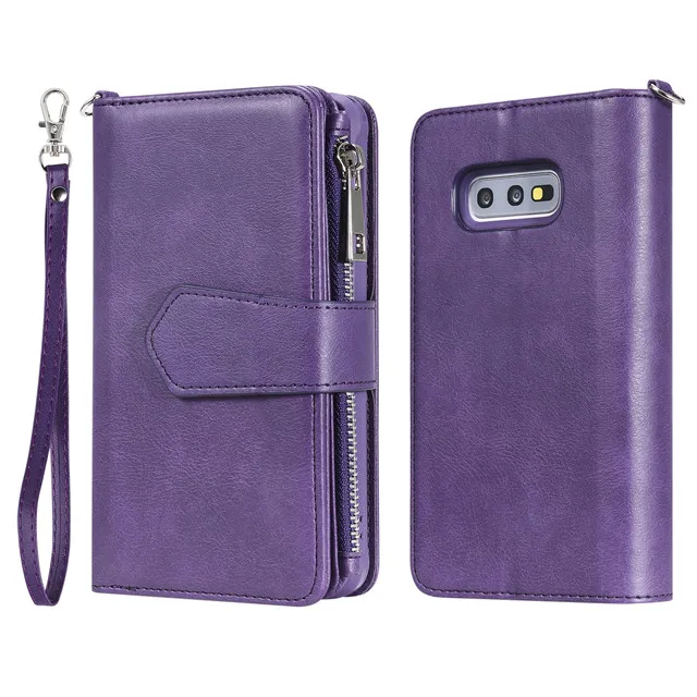 Manufacturer cases smartphones Cell phone case For samsung galaxy s10e,  Detachable Wallet Leather cover for  s10 lite cases