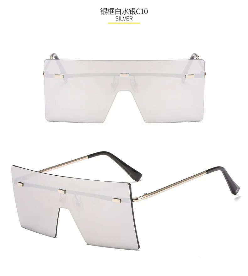 

new super star metal custom big oversized unisex sunglasses 2019
