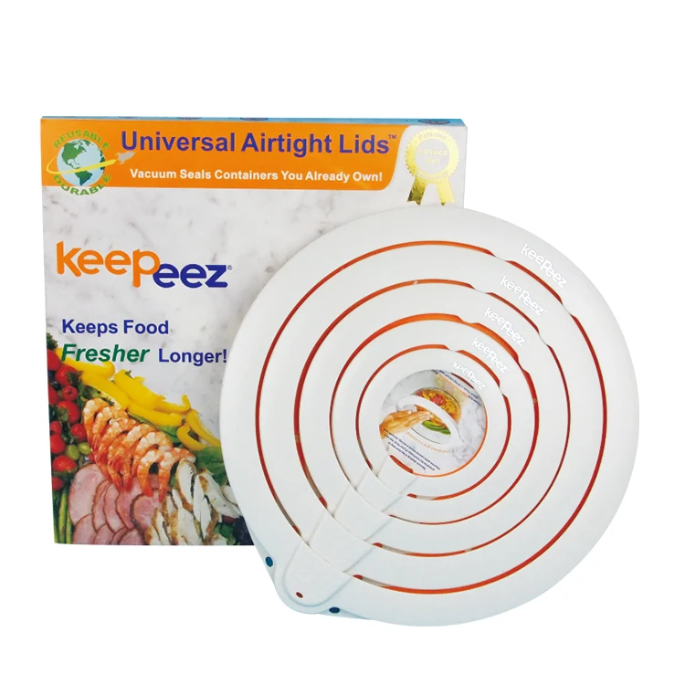 
Vacuum Sealed plastic lid cover 