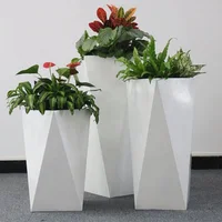 

Corner flower pot stand,fiberglass flower pot