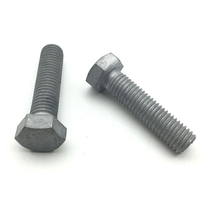 
Factory Cheap Price Hot Dipped Galvanized HDG Carbon Steel Hex Head Bolt 