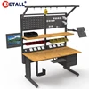Detall-2019 hot sale adjustable height electronics factory work bench table