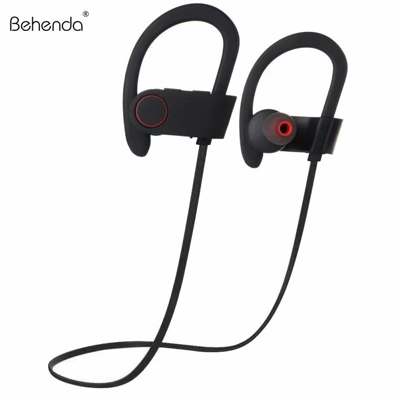 2019 hot sell U8 Bluetooth 4.1 Sport Earphone Handfree Wireless Bluetooth Headset Earphones with Mic Sports Ear-hook