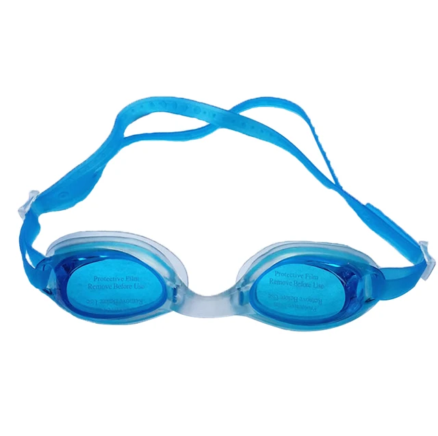 

High Quality Kids Swimwear Waterproof Swimming Eyewear Swim Goggles 0.05kg/pc NSSG2001 Silicone Support, As pic