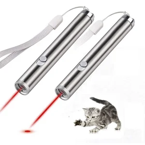 Pet Training Tool Toy Golf Putter Gift Led Light Red Cat Laser Pointer