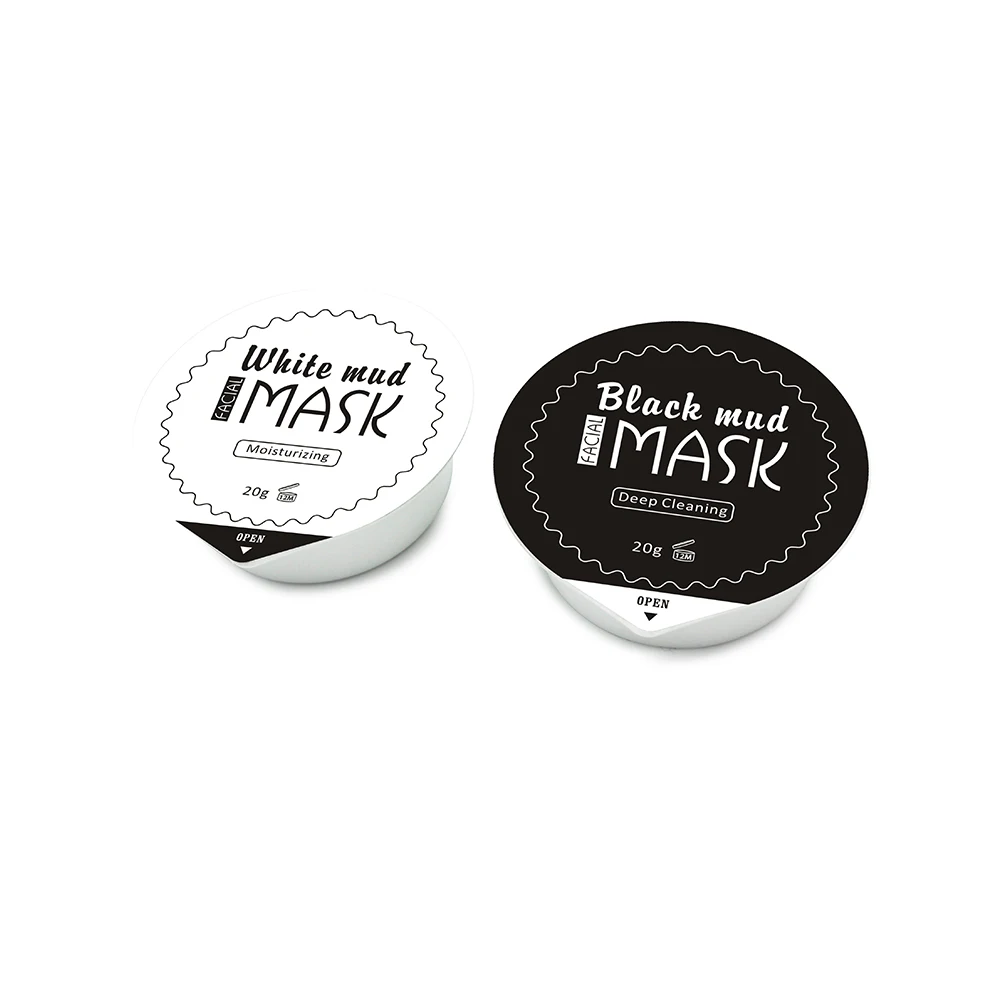 

Private Label Low Price Accept Paypal Natural White Mud Black Face Mask For Men, Black mud