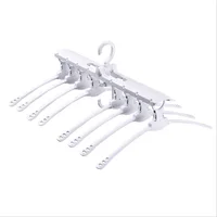 

Multifunctional folding magic hanger storage hanger