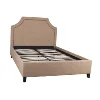 High quality long duration time wooden Fabric Beds with Quality Assurance solid wood bed set
