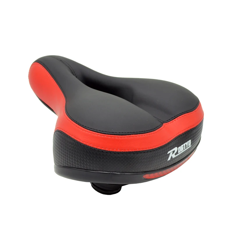 

Comfort Wide Big Bum Bike Bicycle Sporty Soft Pad Saddle Seat, Black