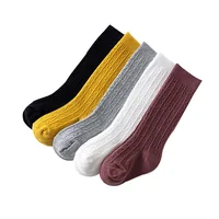 

Wholesale Baby High Stockings cotton socks for colorful girls socks and Children Kid Soild Color high knee baby socks