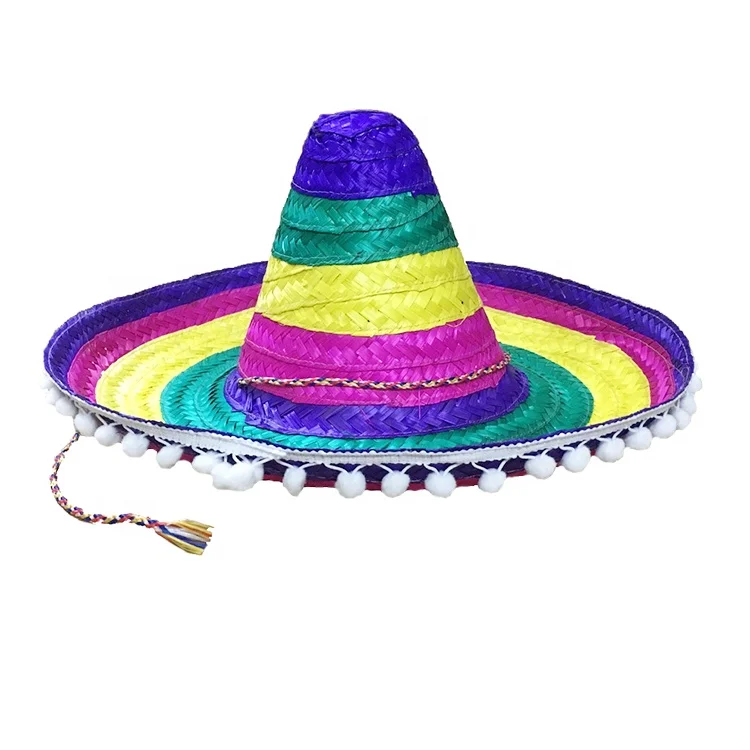 Mexicaanse Sombrero Hoed Volwassen Kostuum Spaans Fiesta cinco de Mayo Feestelijke Salsa