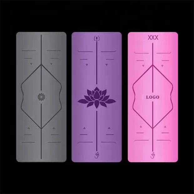 

Hot sale custom logo eco friendly rubber yoga mat natural rubber OEM pu yoga mat, Customized pms color