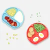 Amazon hot FDA LFGB Certified Baby Silicone Suction Placemat, Kids Table Placemat Silicone Baby Suction plate