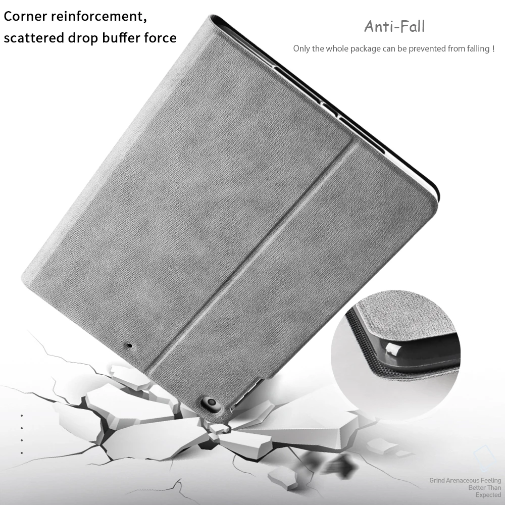 

Deer Pattern Smart Case with Flip Stand for Apple iPad Air 10.5 2019 Silicone Soft Cover