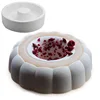 1Pc Round Flower Shaped Silicone Cake Mold Dessert Mousse Chocolate Moulds Pastry Decoration Brownie Chiffon Cake Baking Tools