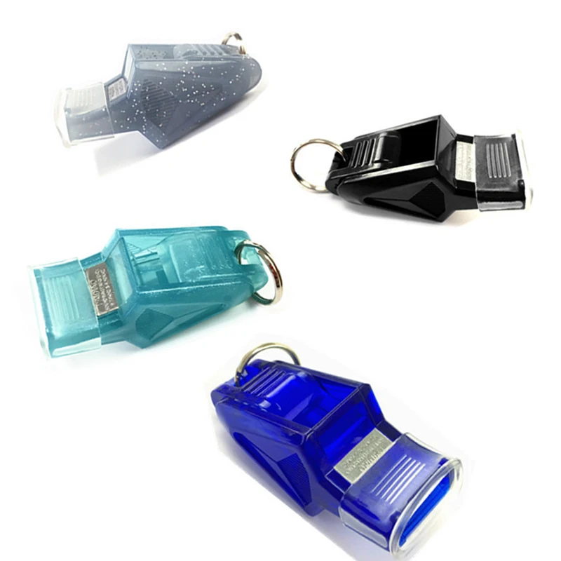 

Professional Manufacturer Plastic Whistle Dolphin Survival Referee Whistle, Blue, black, aqua blue, gray