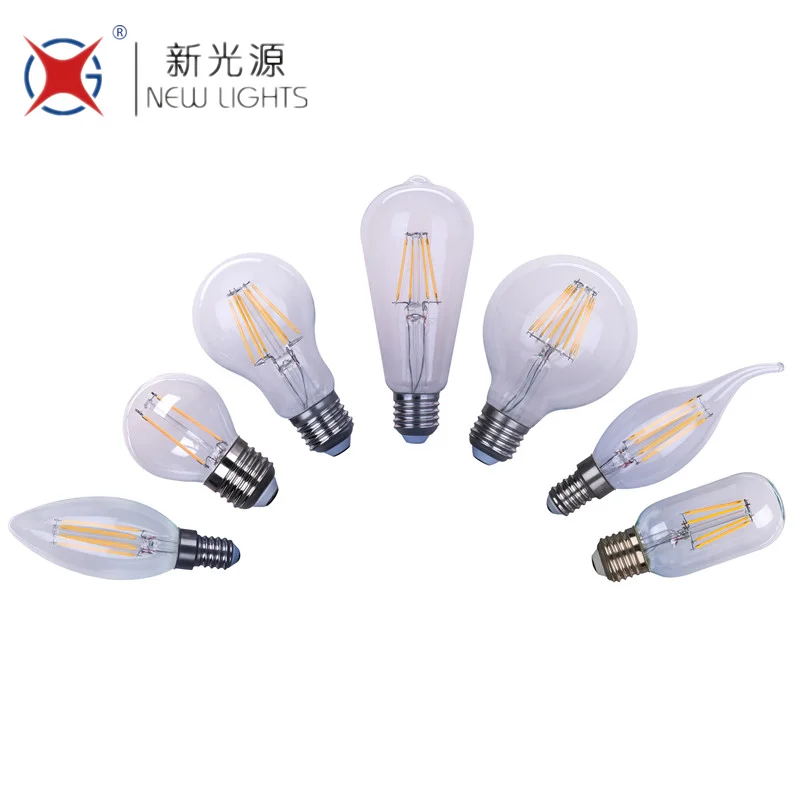 2W 4W 6W 8W 10W 12W 15W E12 E14 E26 E27 B15 B22 Led Bulb Filament, Filament Led Bulb Manufacturer From China