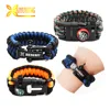 Easy fashionable personalized colors reflective paracord multi tool quick release weaves length style wrist bracelet