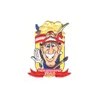 CE approval best quality newest custom design hook&loop backing big letter embroidery patch for hat