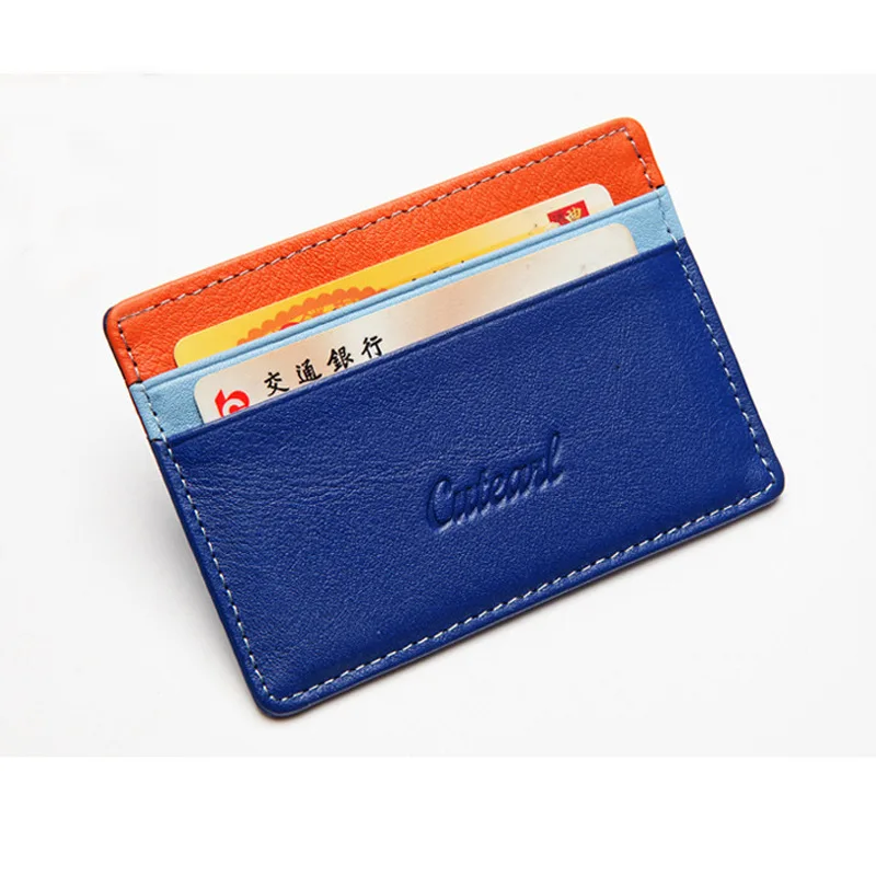 

YS-W108 Hot sale vintage minimalist custom logo credit card slim wallet men