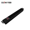 19 inch 1.5U 8 ways industry switch PDU power distribution unit socket